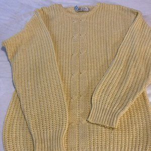 Marco Malino sweater, yellow, small.